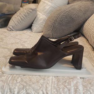 Nine West Brown Work Heel 9